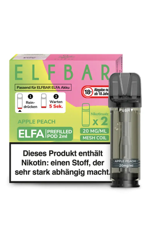 Elfbar Elfa Pods Apple Peach (2 Stück) (20mg)