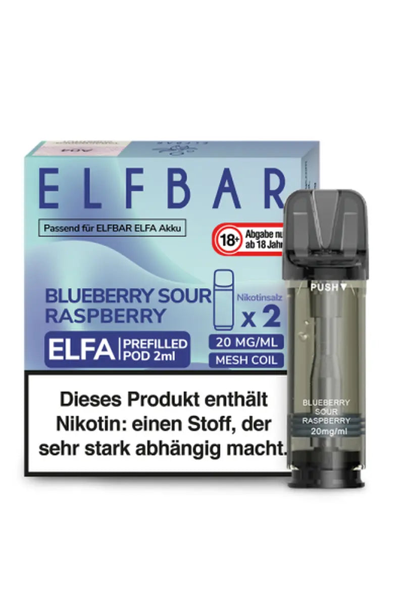 Elfbar Elfa Pods Blueberry Sour Raspberry 20mg (2 Stück)