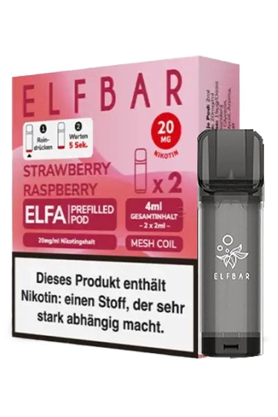 Elfbar Elfa Pods Strawberry Raspberry 20mg (2 Stück)